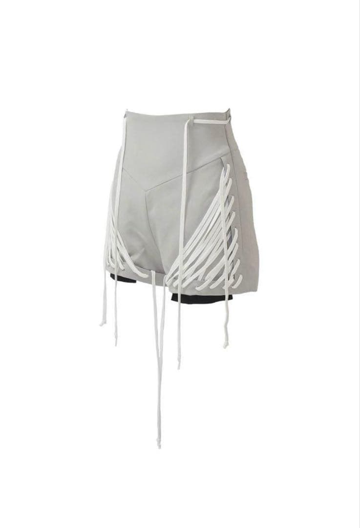 パンツ S lace up shorts theredthread
