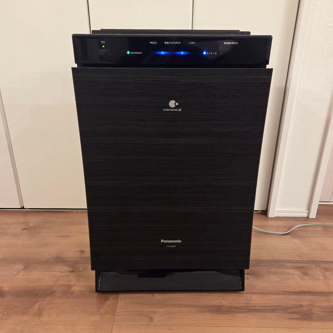 Panasonic ナノイーX 加湿空気清浄機 ブラック F-VC70XP