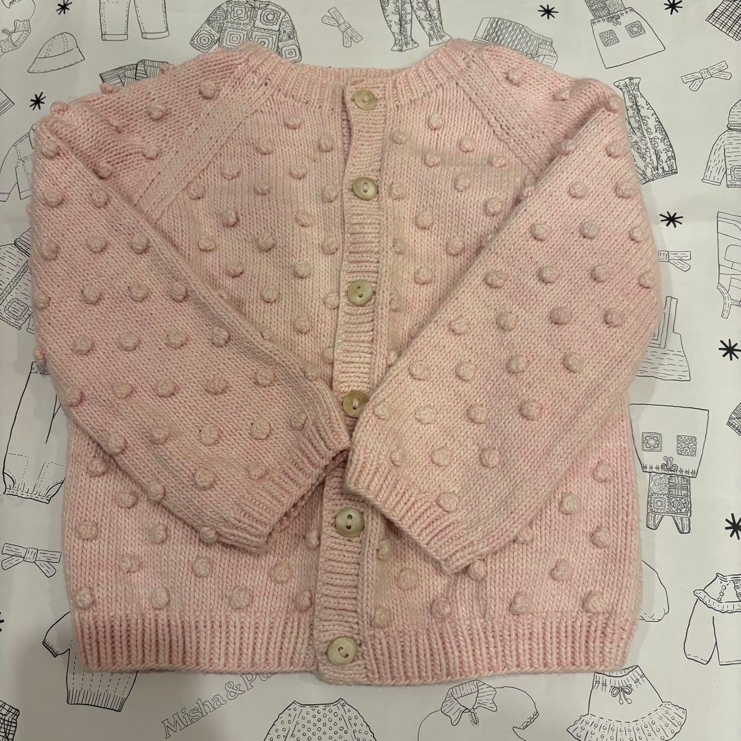 Misha & Puff ピンク カーディガン