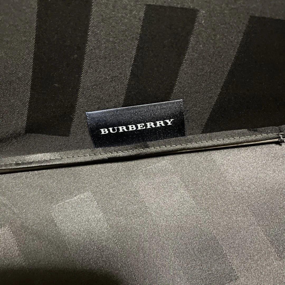 BURBERRYバーバリー✳︎ブラック チェック柄 長傘　　新品未使用　タグ付き