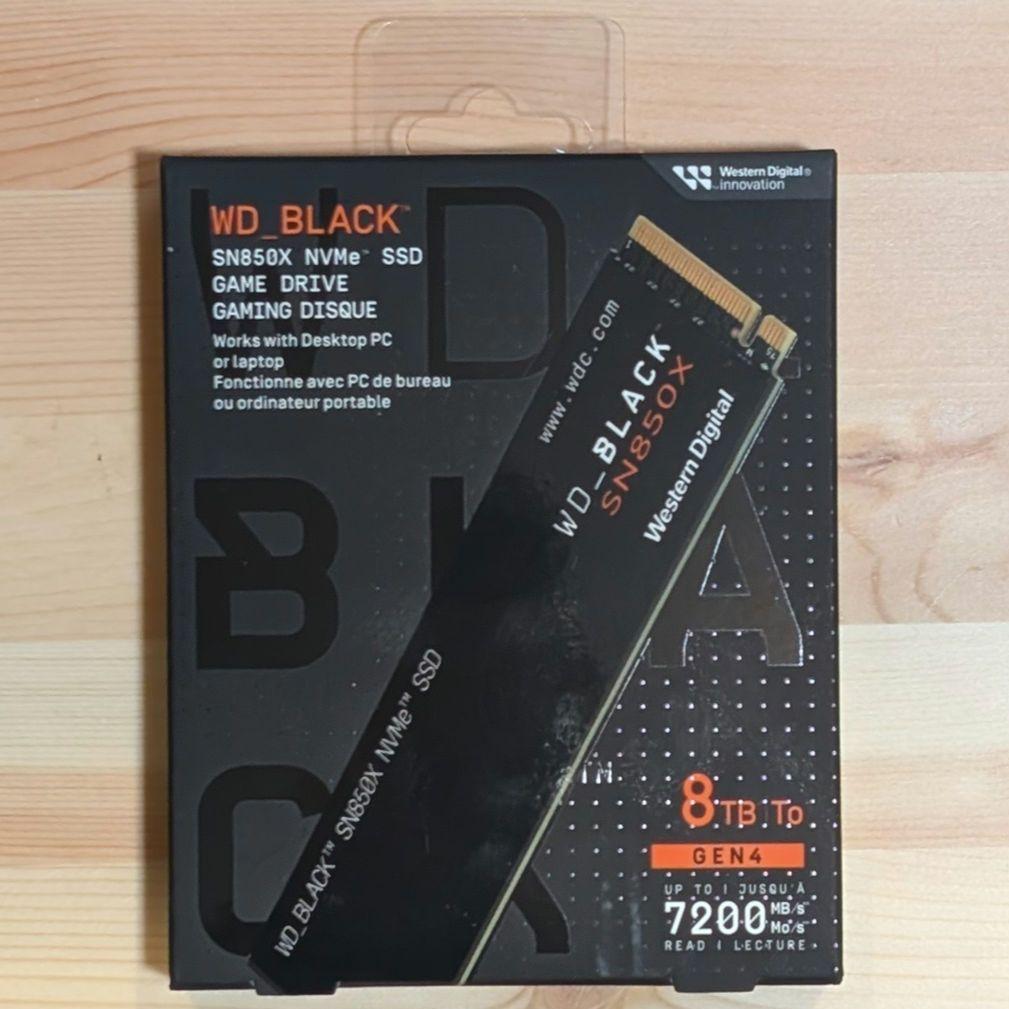 内蔵型SSD 8TB WD Sandisk WD_BLACK SN850X NVMe SSD