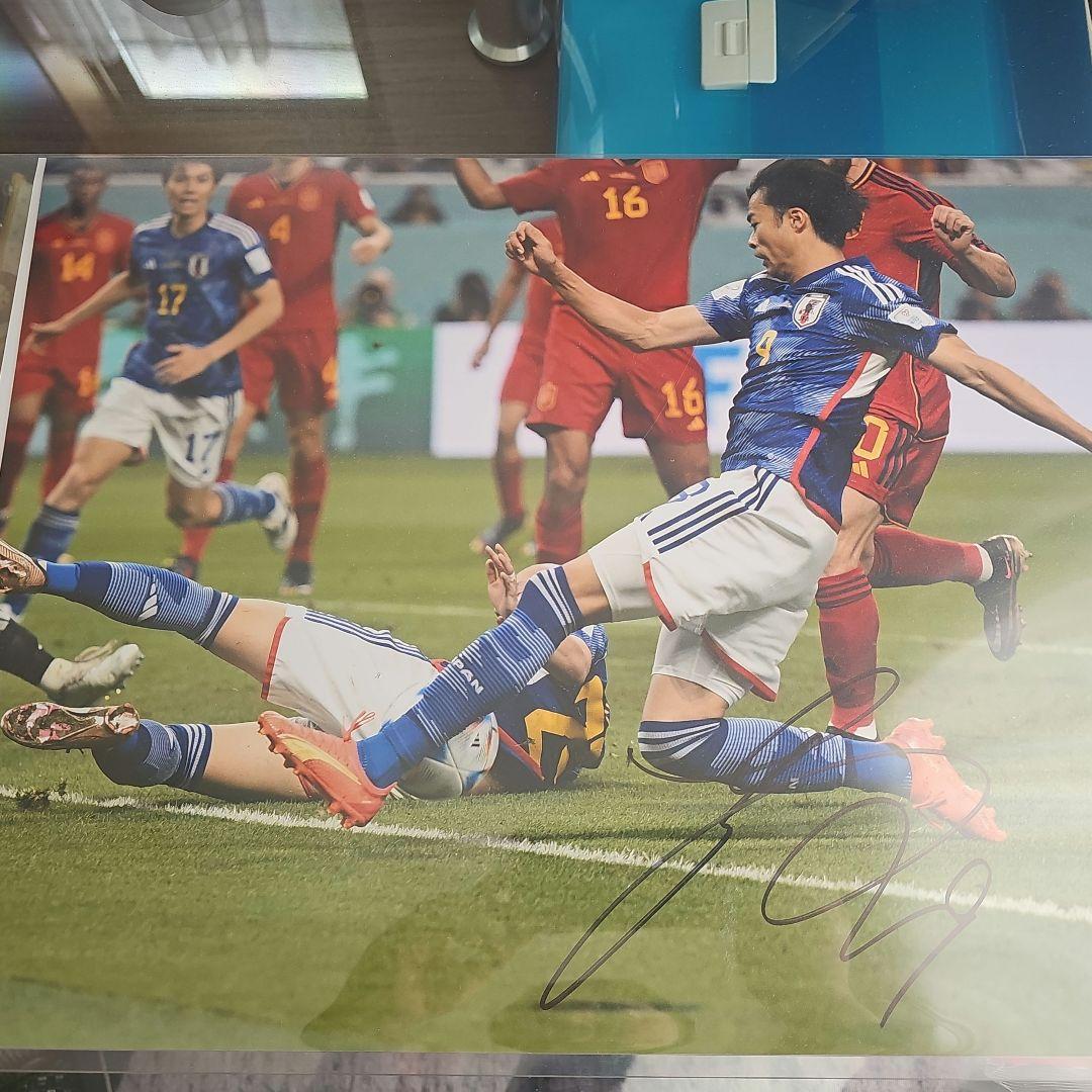 三笘　薫　直筆サイン　三笘の1ミリ