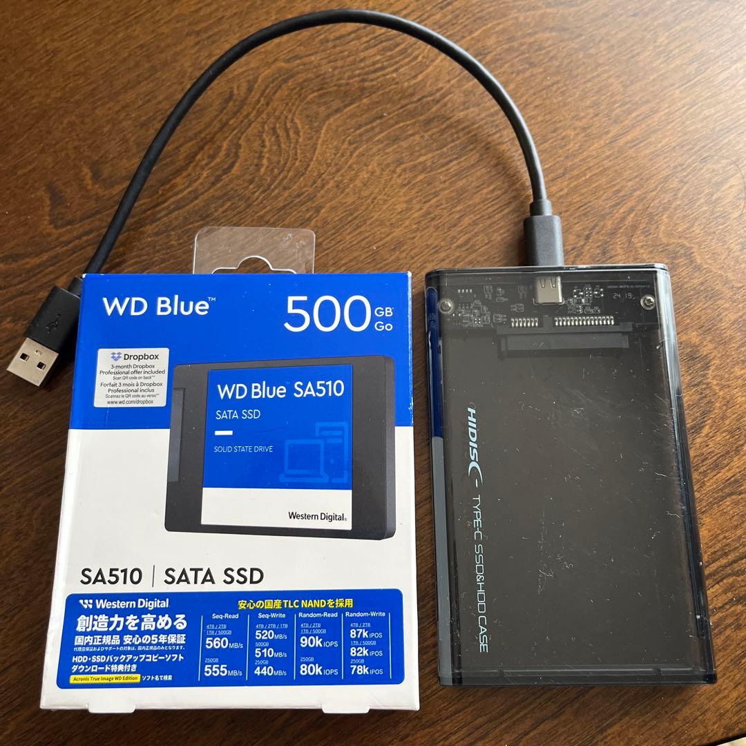 新品未開封 WD Blue SA510 500GB SATA SSD