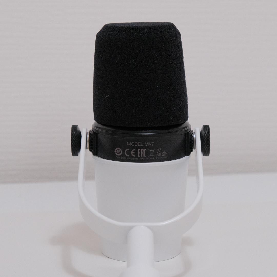 SHURE MV7 ポッドキャストマイクロホン ホワイト