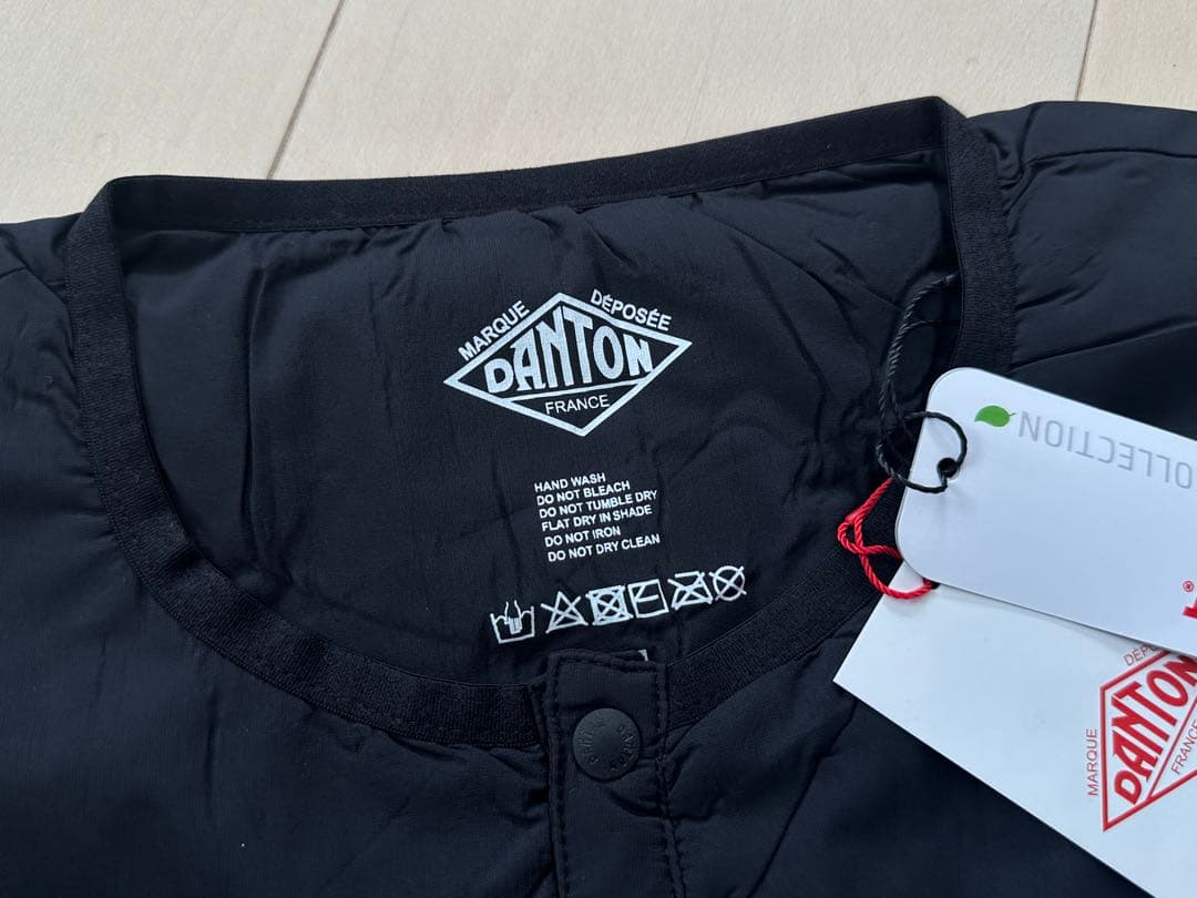 SALE 新品 DANTON ダントン ノーカラー ジャケット JACKET