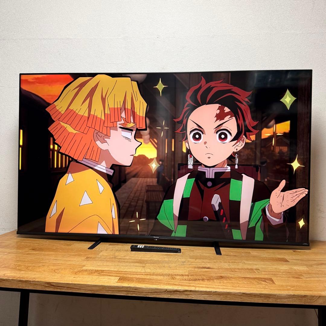 ハイセンス 65V型 液晶テレビ 4Kチューナー内蔵 65E6G 動画アプリ搭載