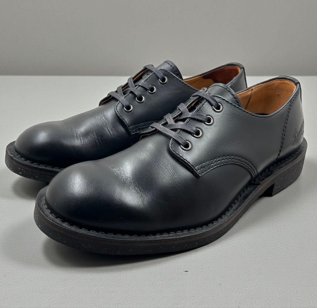 【美品】 ダナー ポストマンシューズ US8 ブラック 革靴 アメカジ レア