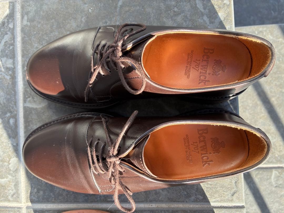 Berwick バーウィック プレーントゥ 4406 エクストラライト ソール