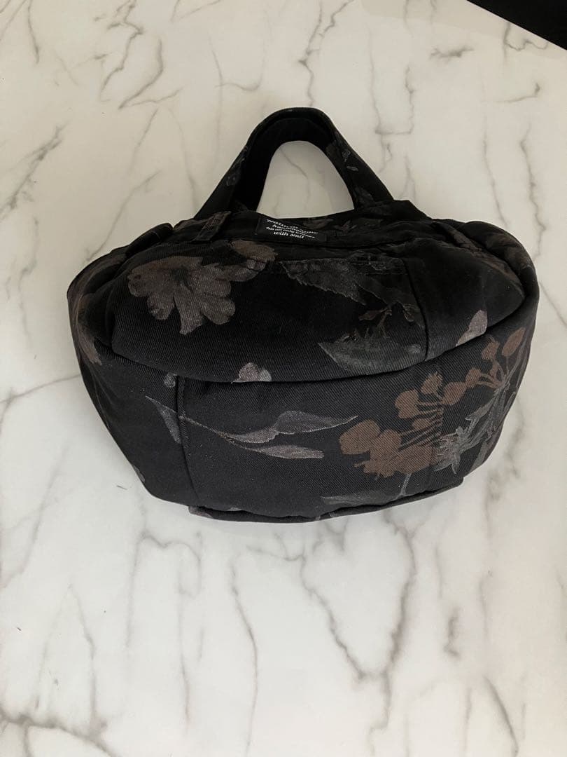 861 あつこ　花柄デニムリメイクバック　ハンドメイド 2点