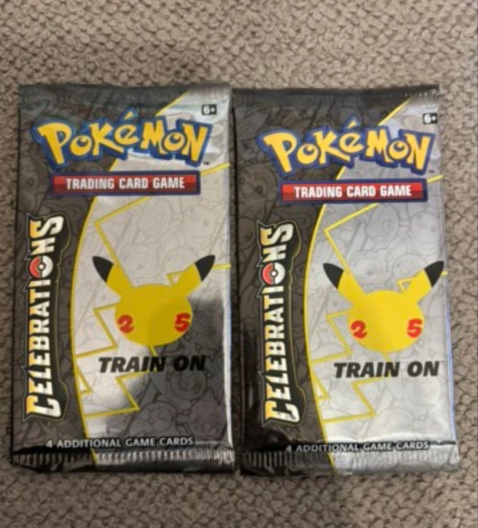 ポケモンカードcelebrations 25th 未開封 2パック