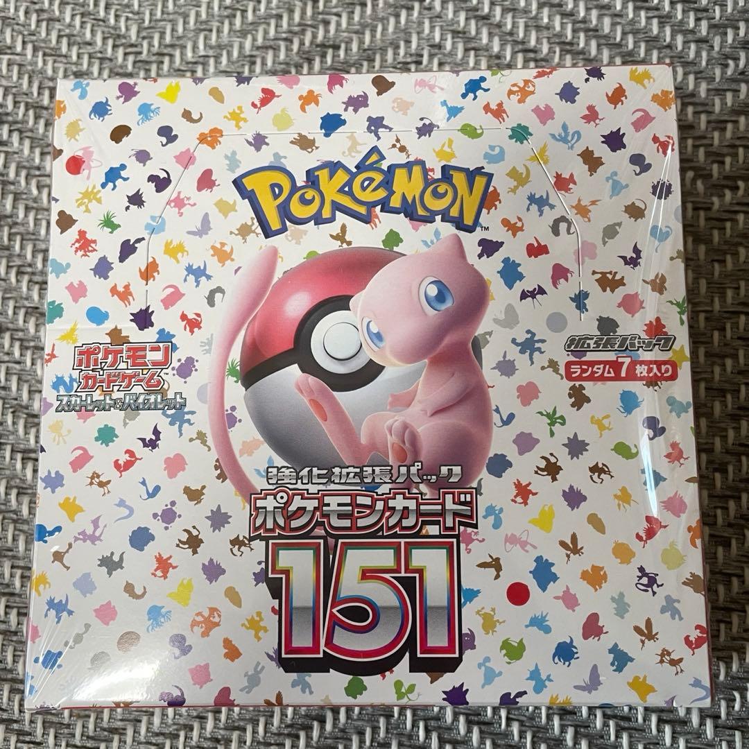 ポケモンカード　151 1box 未開封シュリンク付き