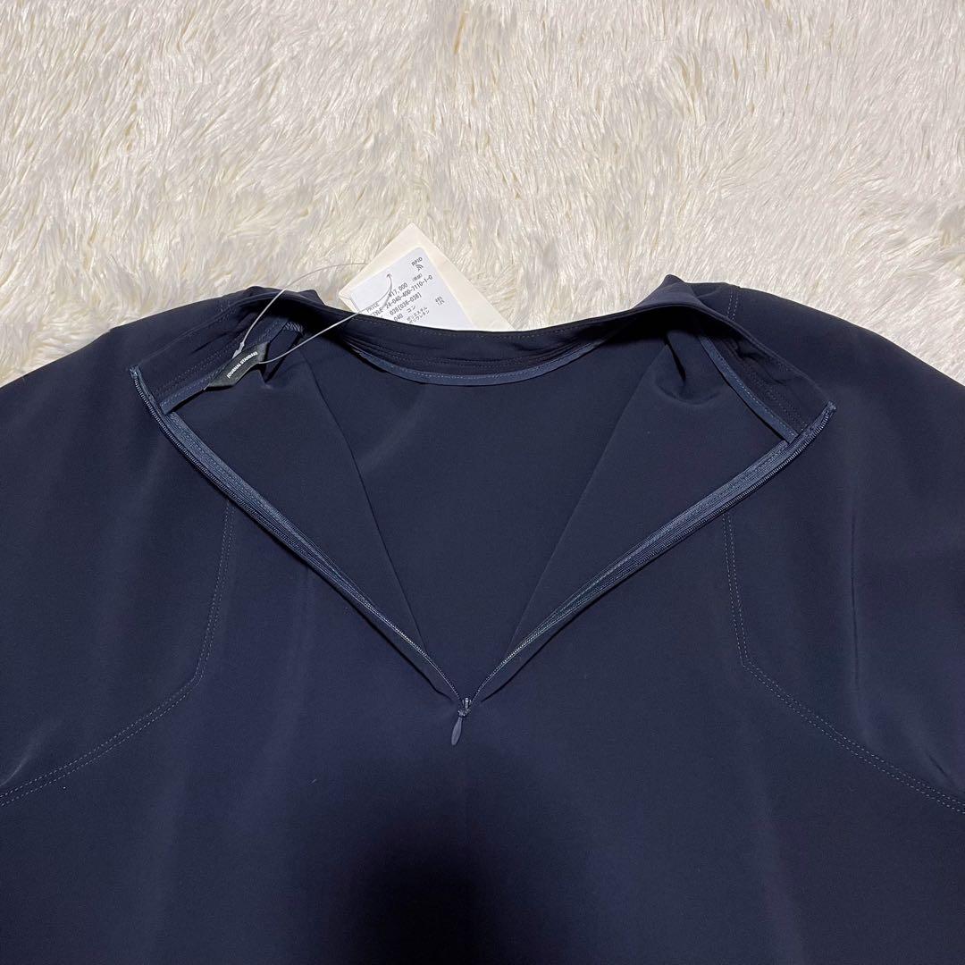 【未使用タグ付】JOURNAL STANDARD ダブルクロスロングOP 紺38