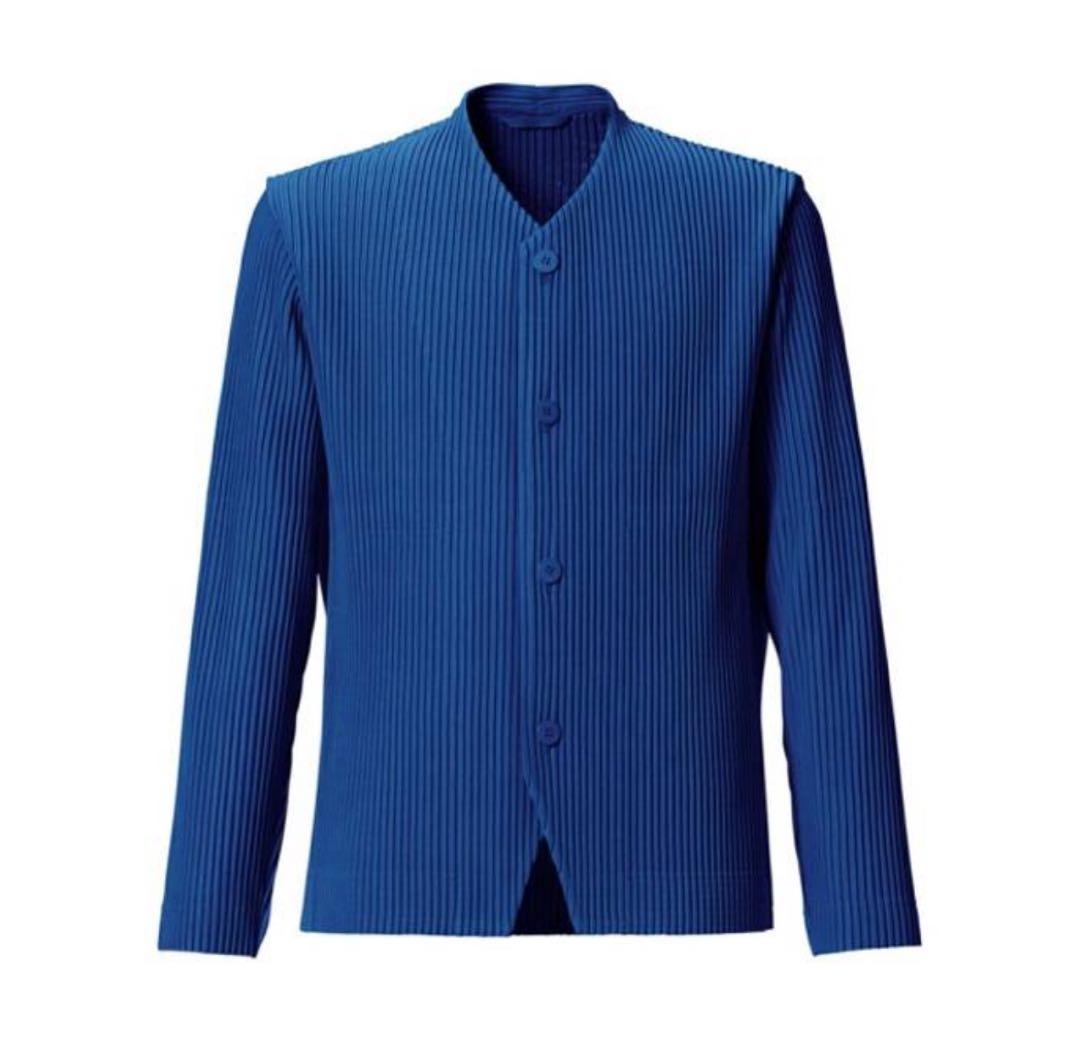 3月20日まで　オムプリッセ イッセイミヤケ ノーカラージャケット　1