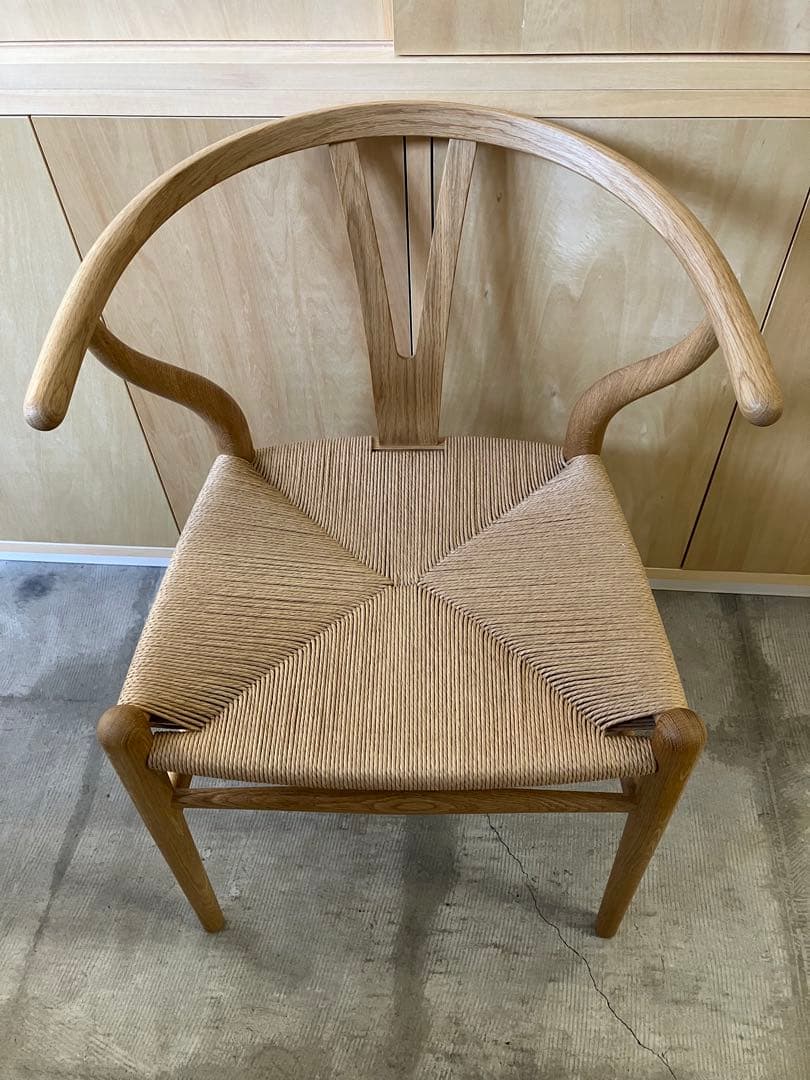 CH24 ワイチェア Yチェア オークオイルナチュラル 座面高45cm