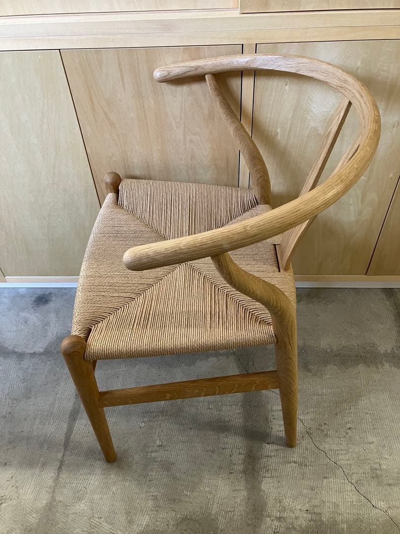 CH24 ワイチェア Yチェア オークオイルナチュラル 座面高45cm