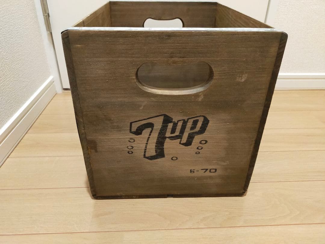 セブンアップ 7up wood crate 木箱