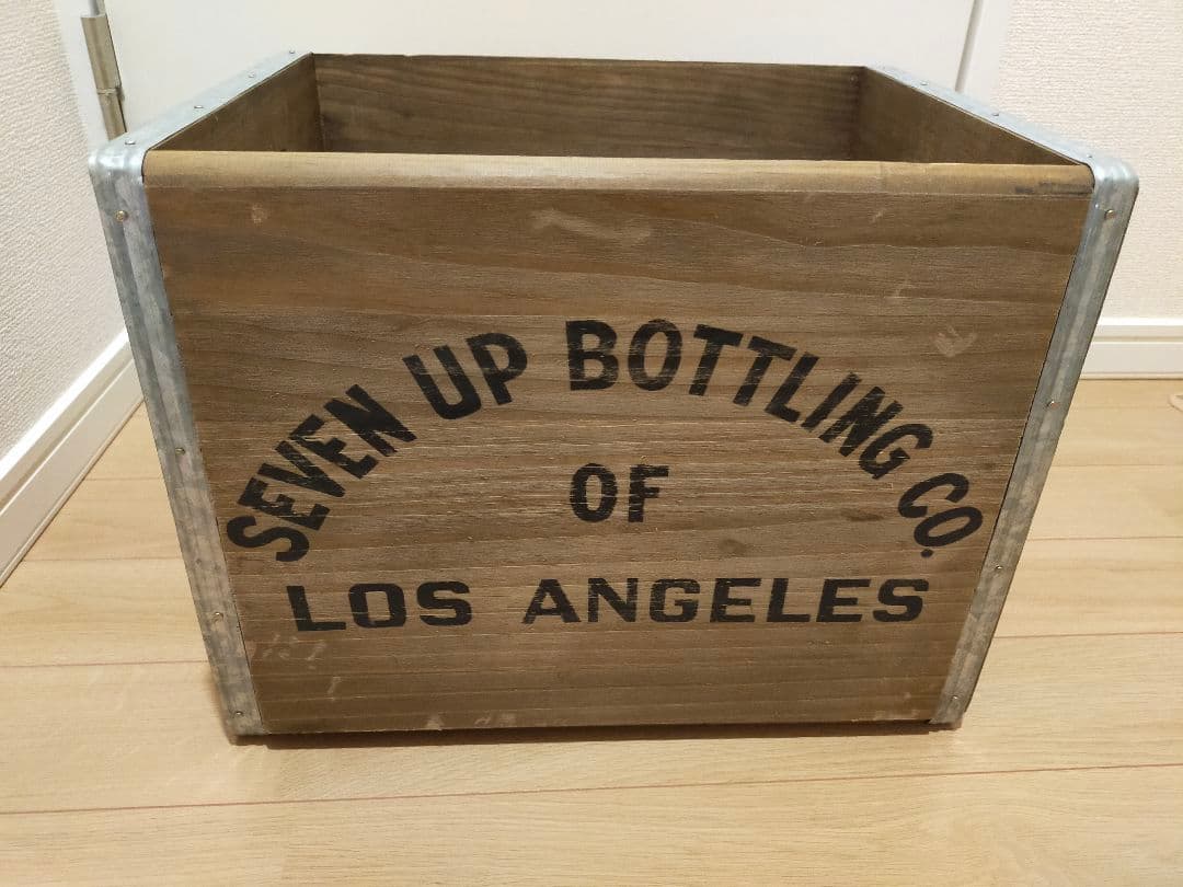 セブンアップ 7up wood crate 木箱