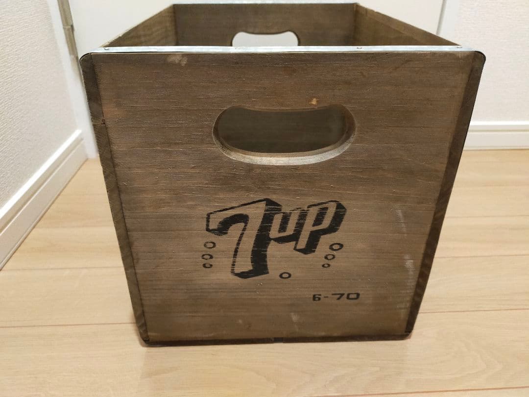 セブンアップ 7up wood crate 木箱