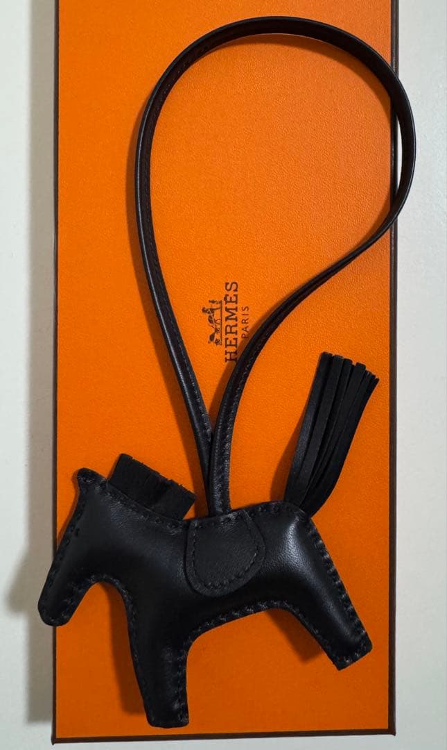 エルメス ロデオ PM チャーム SO BLACK 黒 K刻印 新品本物