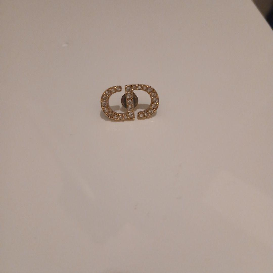 Christian Dior ピアス(片耳用) ゴールド ループ型 片耳用ピアス