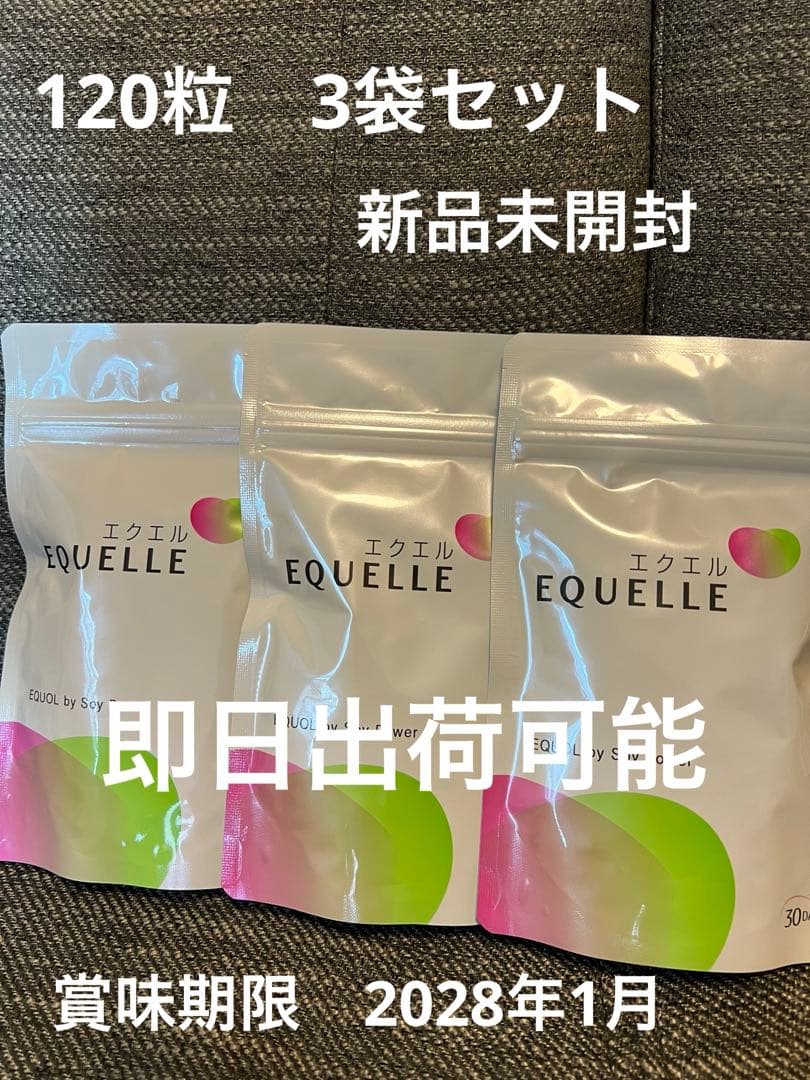 エクエル　大塚製薬　120粒　3袋セット 新品　即日出荷