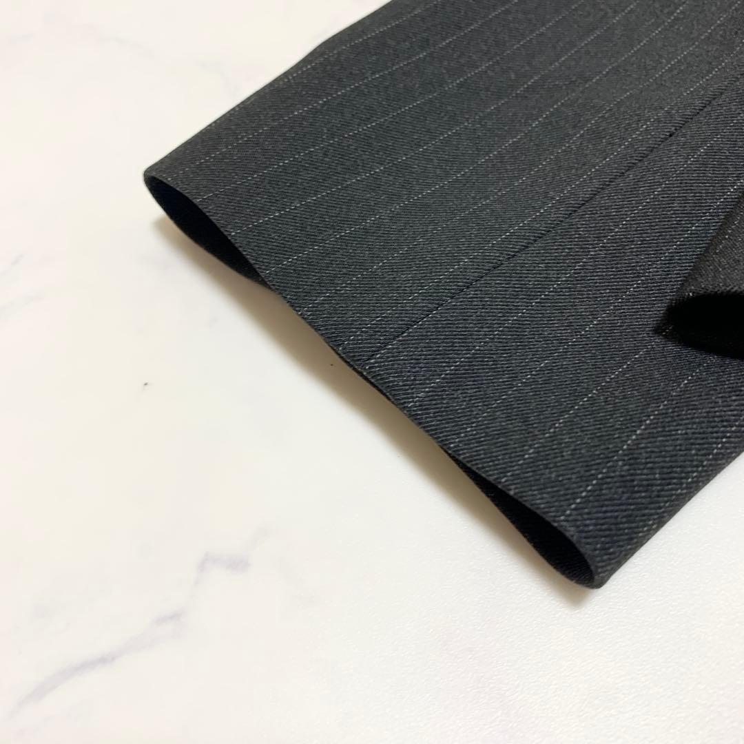 【洗える　特大4L！】セロリー　3ピースセットアップ　高級事務服　ストライプ