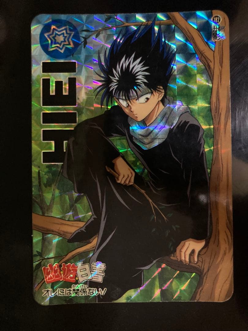 早い者勝ち【希少・美品】幽遊白書 カードダス 182 飛影 オレには関係ない！