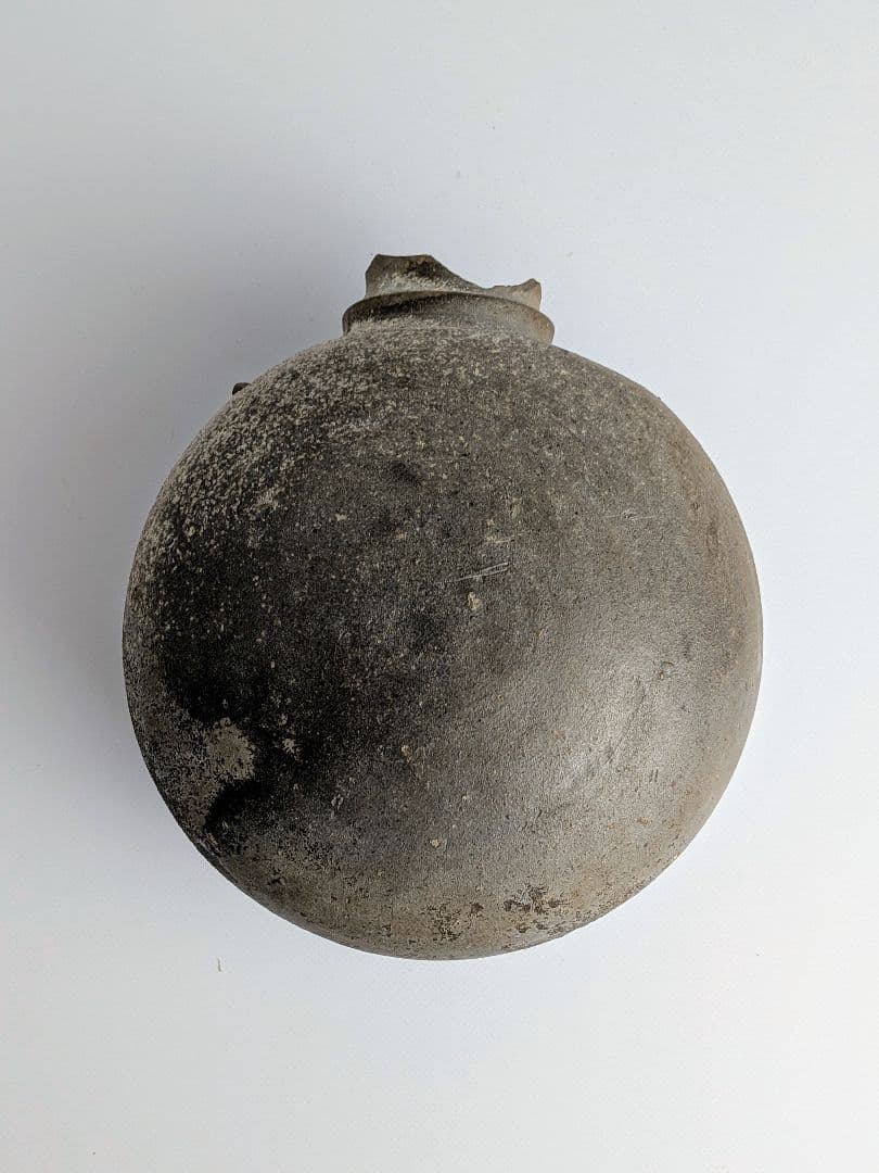 須恵器　扁壺（提瓶）　6〜7世紀　　掛け花入　花器　土器　古代美術　古陶磁