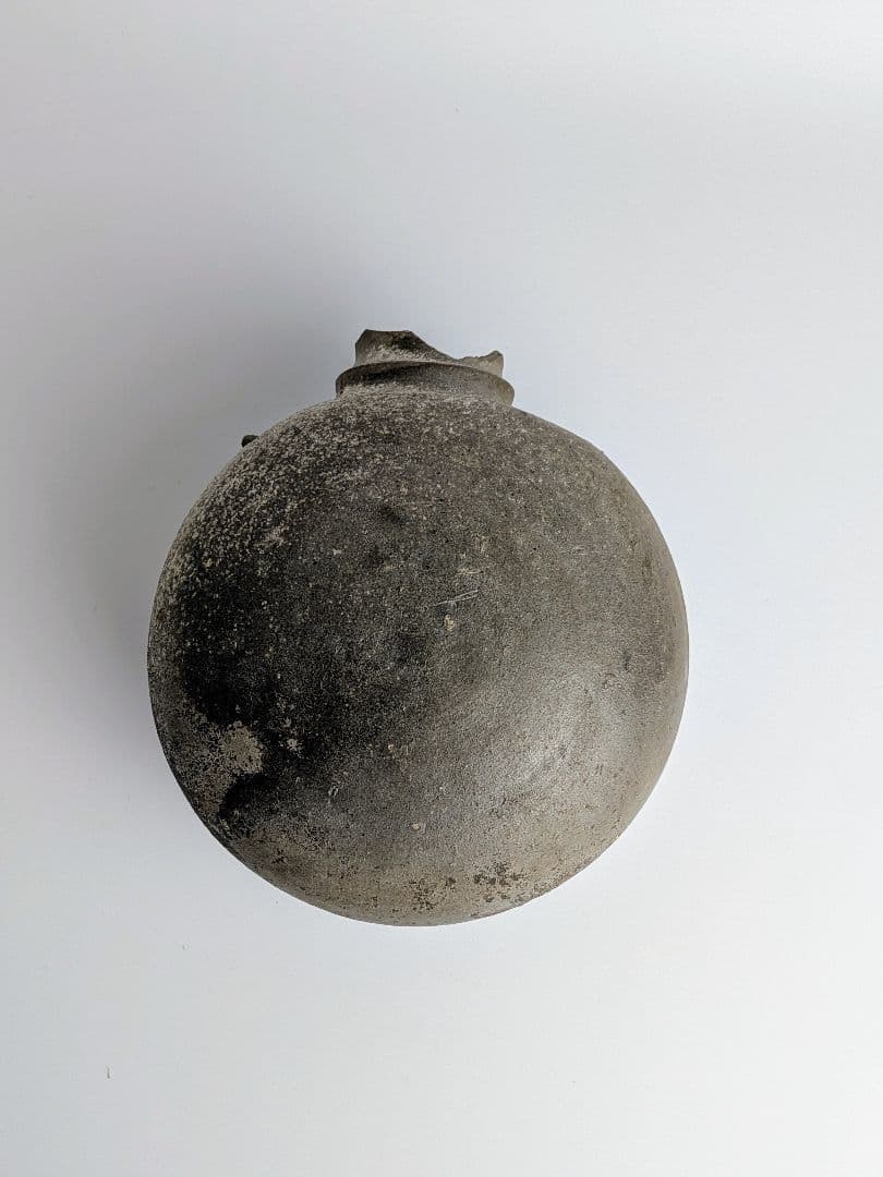 須恵器　扁壺（提瓶）　6〜7世紀　　掛け花入　花器　土器　古代美術　古陶磁