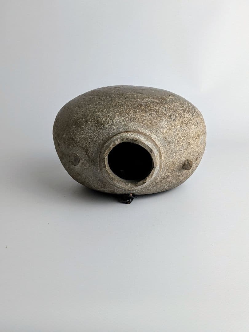 須恵器　扁壺（提瓶）　6〜7世紀　　掛け花入　花器　土器　古代美術　古陶磁