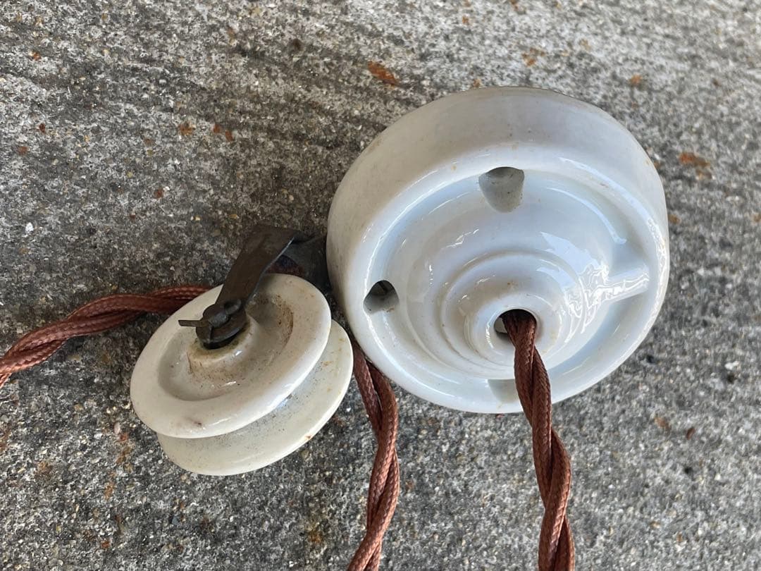 【merci】 2a. フランス　吊り下げ　滑車　ランプ　古道具　店舗什器