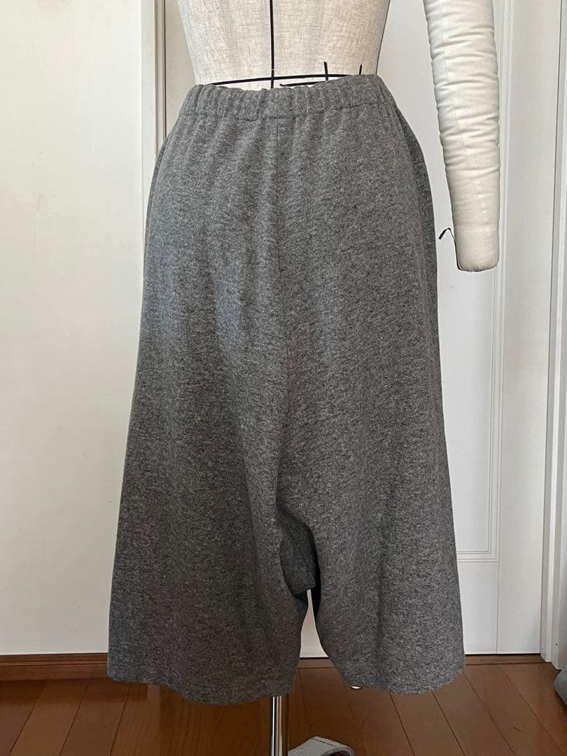 コムデギャルソンコムデギャルソン　グレー サルエルパンツ ゴムウエスト
