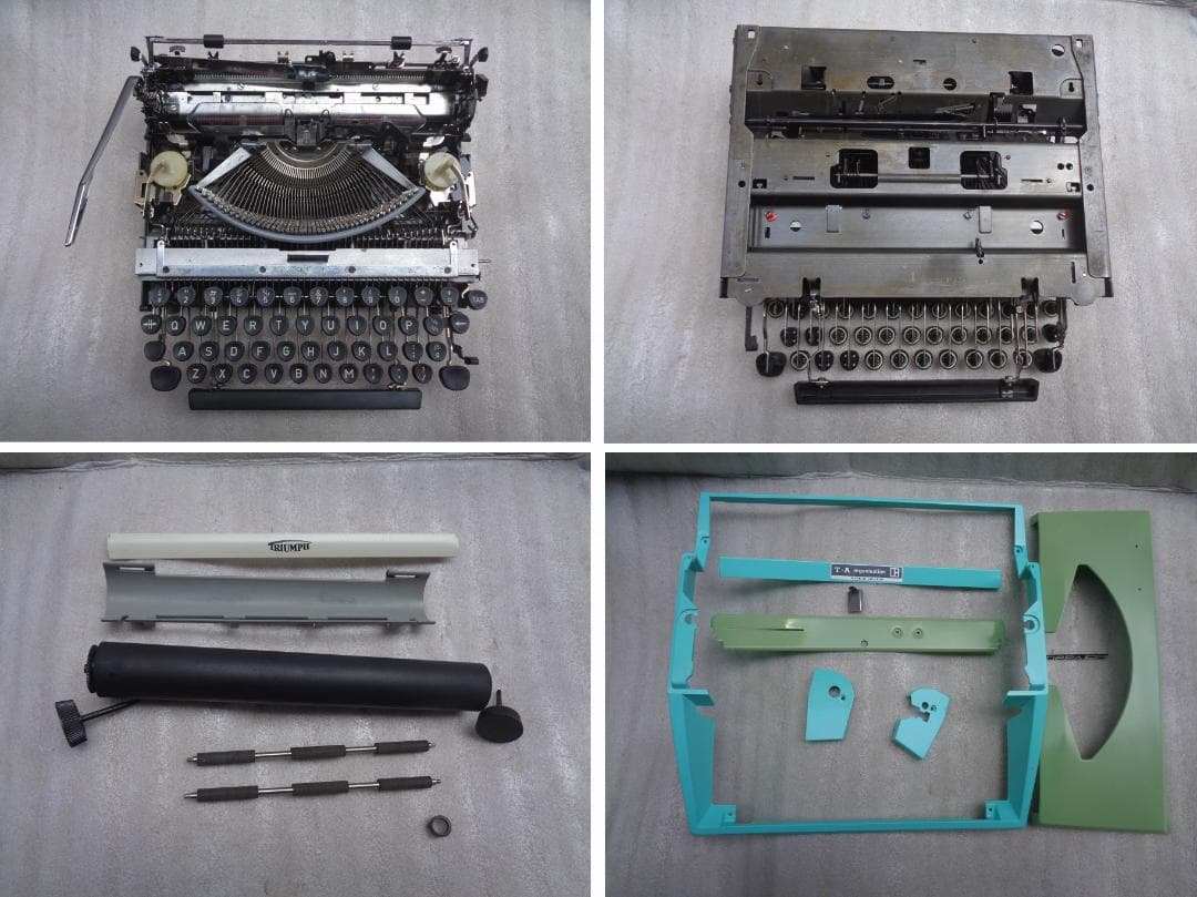 完動品　TRIUMPH TIPPAS　トライアンフタイプライター　パステルカラー