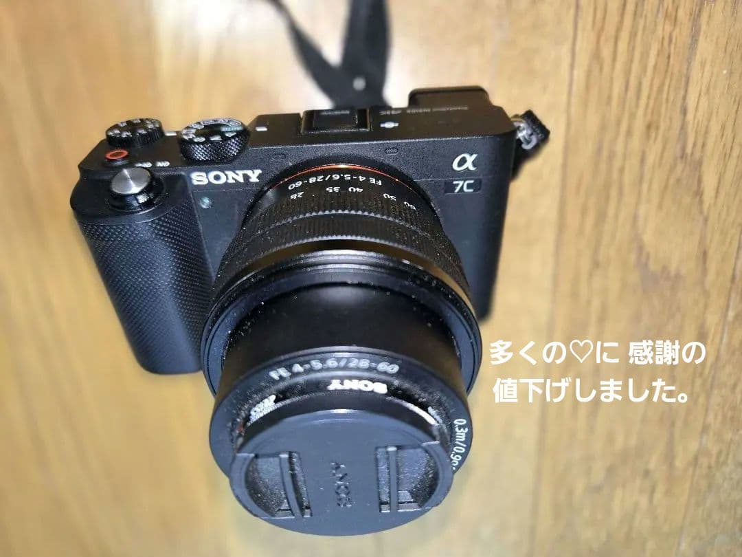 ソニー SONY α7C ; ILCE-7C 標準ズームレンズ付き