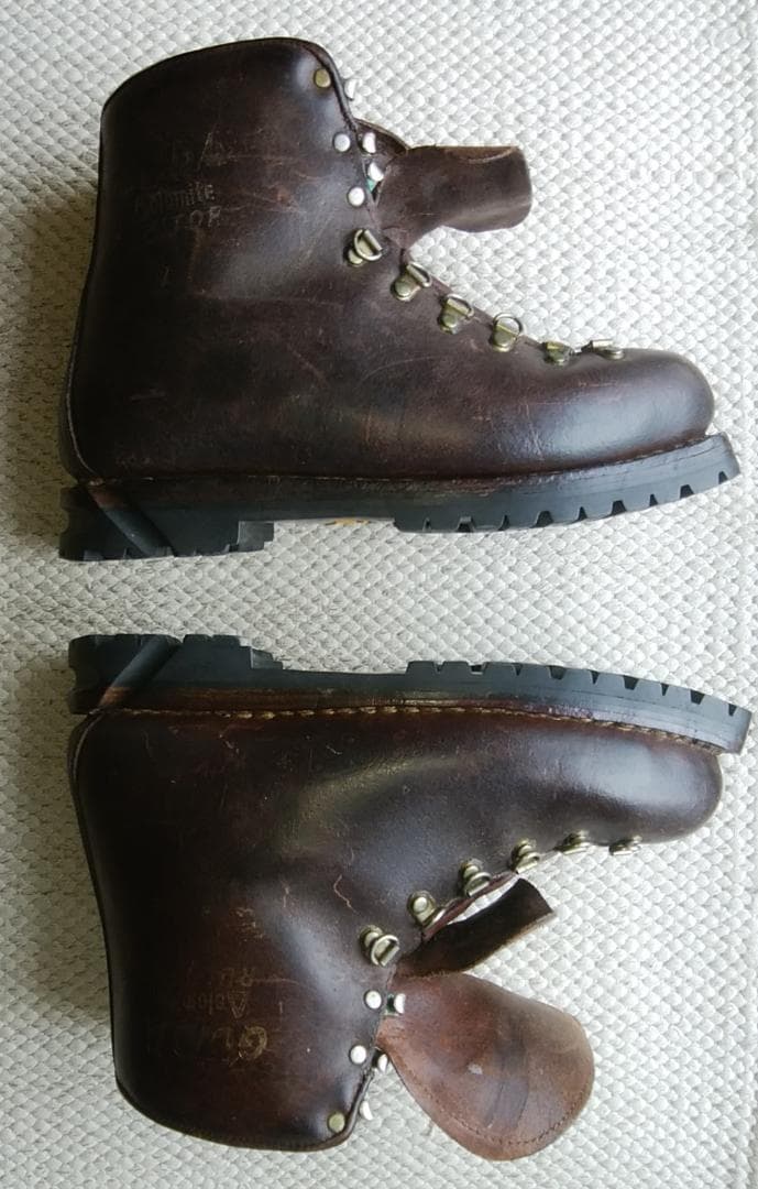 ドロミテ製本革スキー兼用靴　春スキーツアーに最適（ビンテージ品）