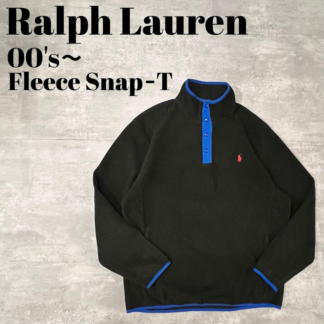 トップス 00s POLO RALPH LAUREN Fleece Snap-T