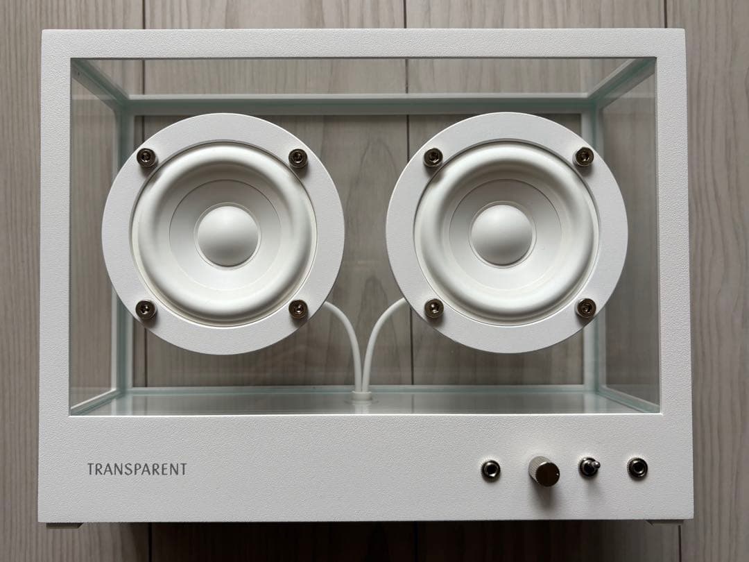 TRANSPARENT ホワイトスピーカー