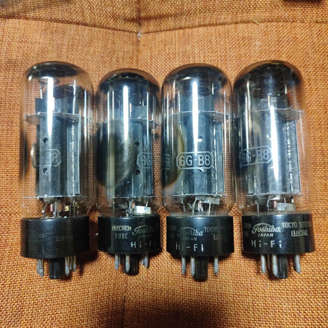 真空管 6GB8 4本セット 中古 TOSHIBA 東芝