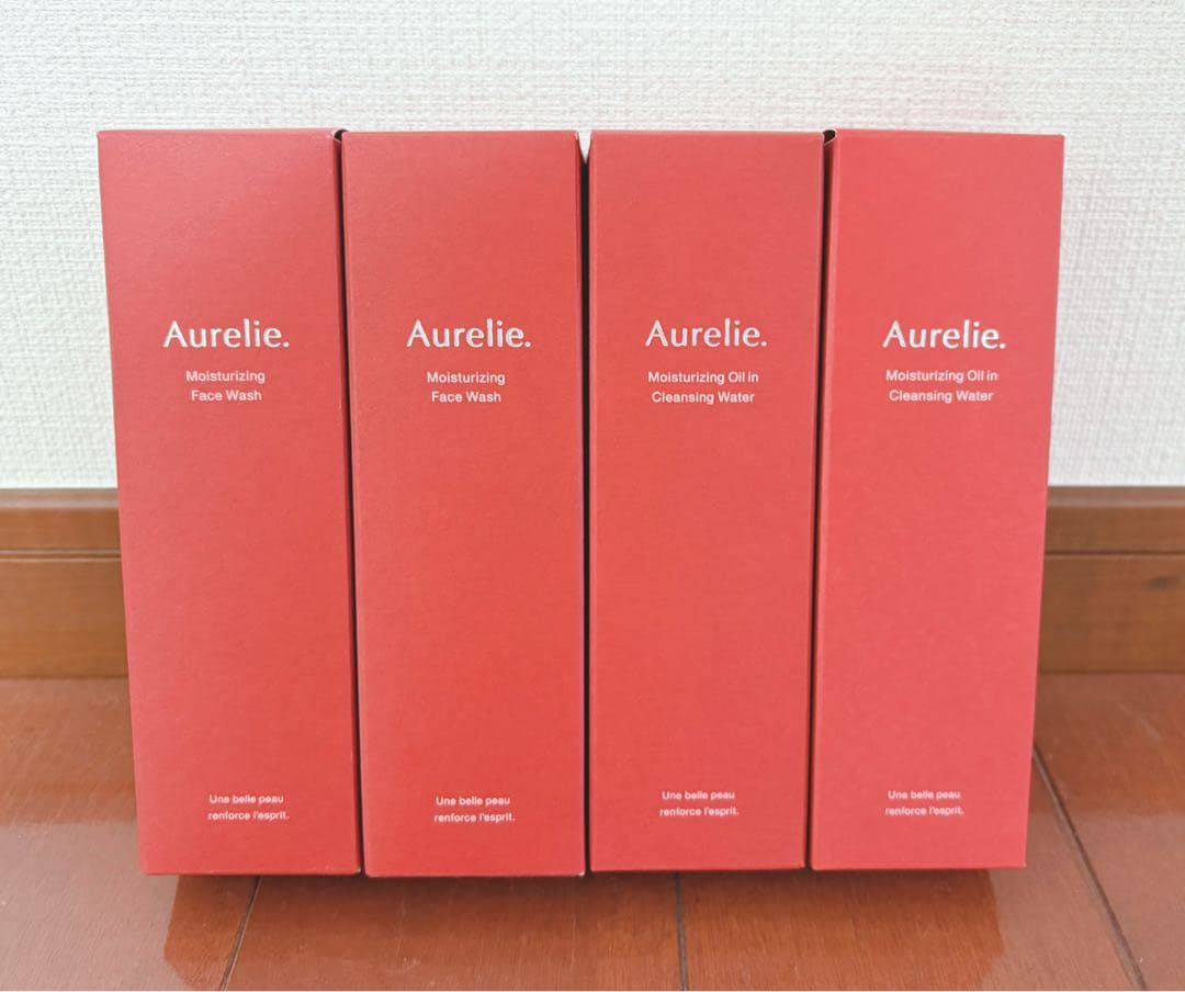オレリー Aurelie クレンジング2本と洗顔2本