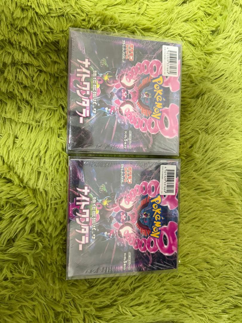 ポケモンカードゲーム ナイトワンダラー　シュリンク付き未開封2箱