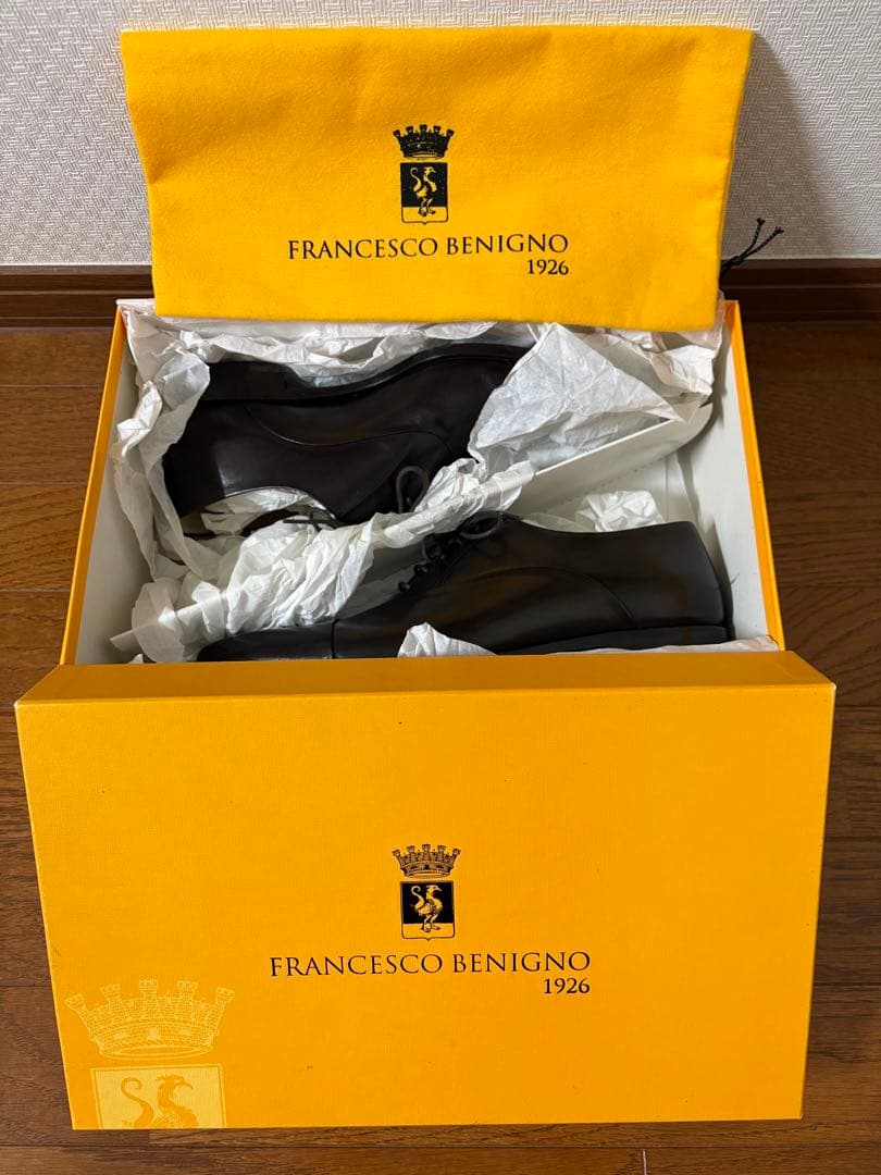 フランチェスコべニーニョ　ストレートチップ　ダークブラウン