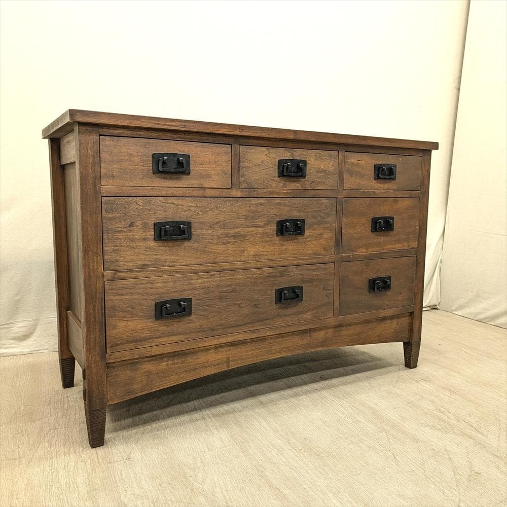 無垢　リビングチェスト　ワイドチェスト　タンス　チェスト　箪笥　ドロワー