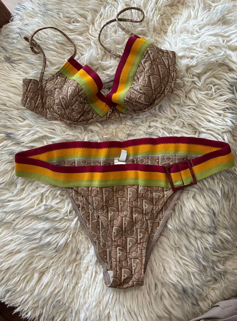 新品未使用　Dior 水着　トロッター柄　ディオール