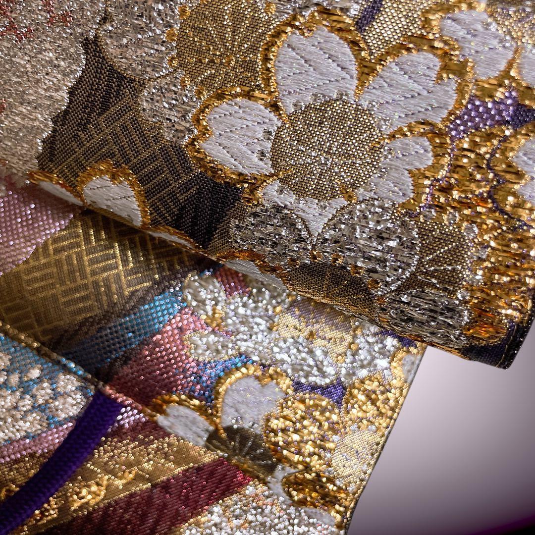 ラメ糸煌めく キラキラ サッシュベルト リボン W55〜75cm J70903