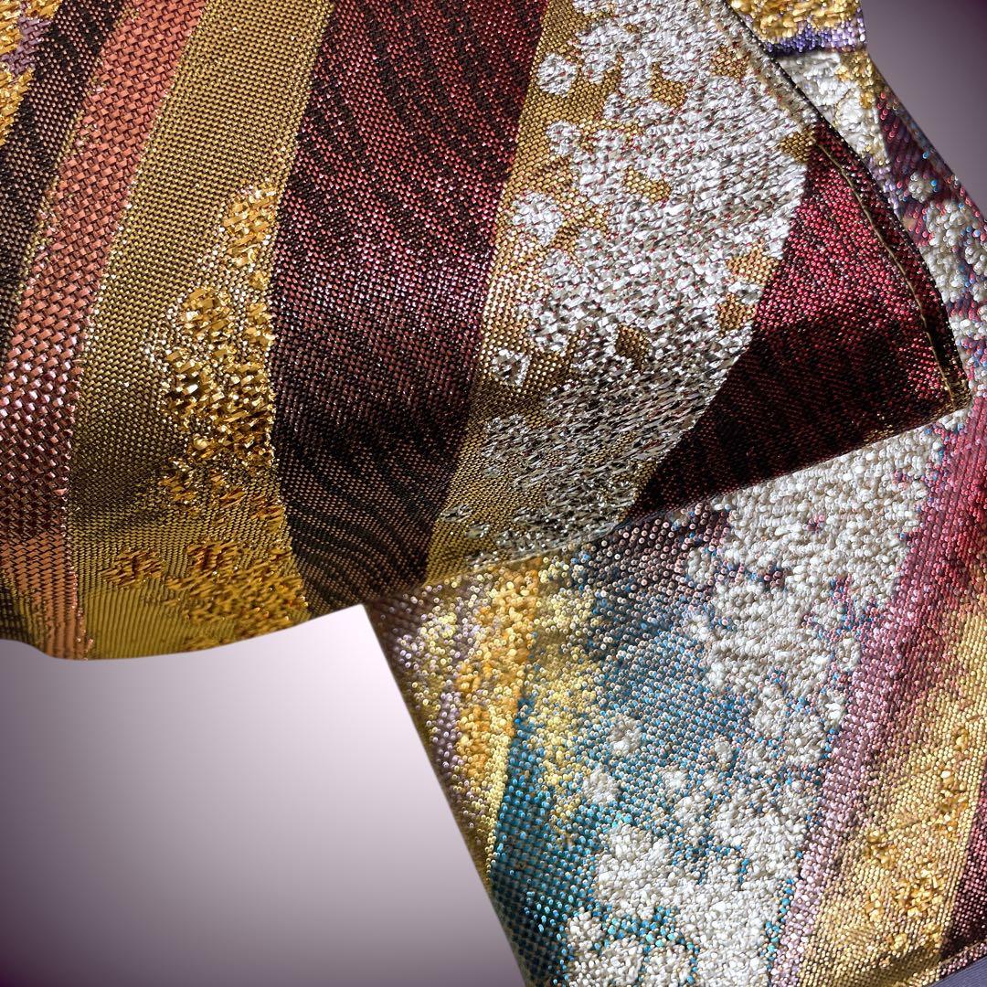 ラメ糸煌めく キラキラ サッシュベルト リボン W55〜75cm J70903