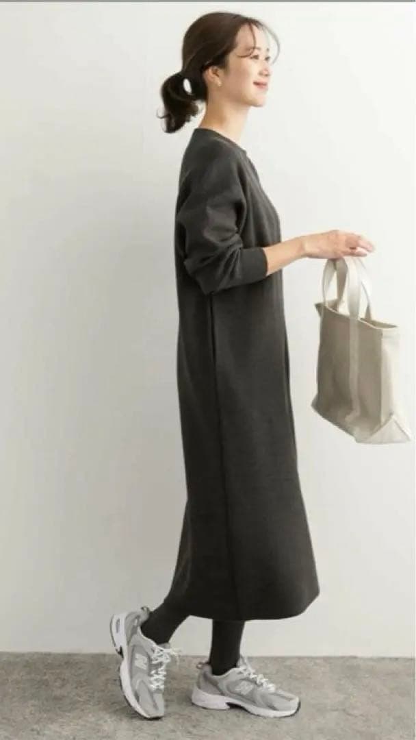 アーバンリサーチドアーズ　スウェットライクニットワンピース