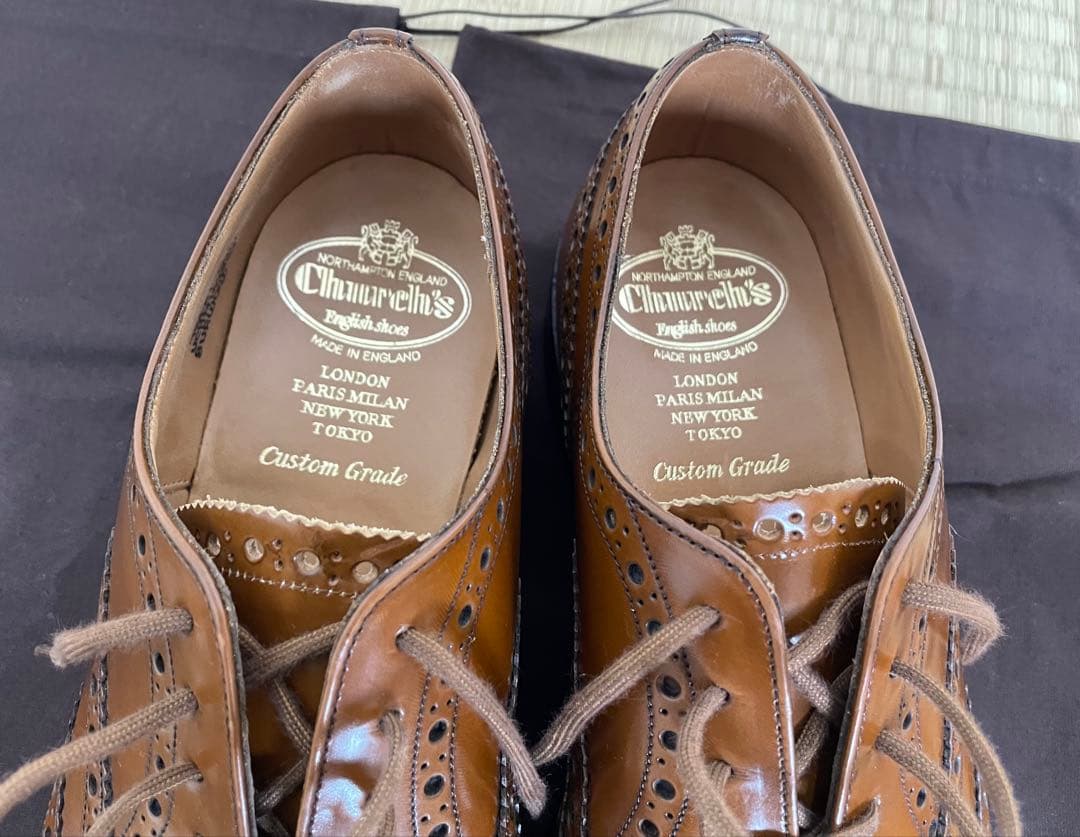 し*ん様 Churchs (Church's) (チャーチ) バーウッド 75F