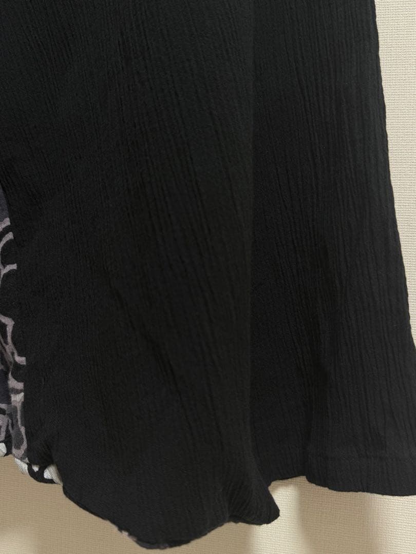 SOU•SOU 高島縮 富士（ふじ） 濡羽色　XSサイズ