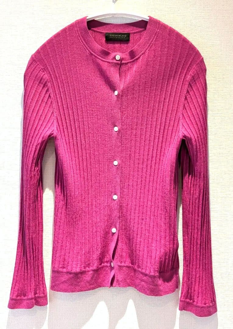 トゥモローランド　ウールシルクカシミヤ 長袖カーディガン