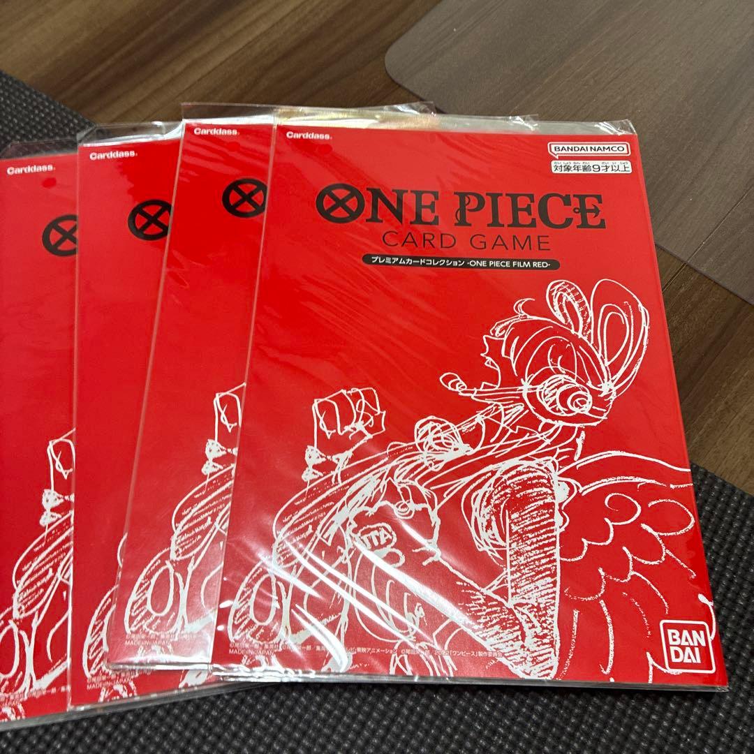 ONE PIECE　プレミアムカードコレクション　FILM RED 4点